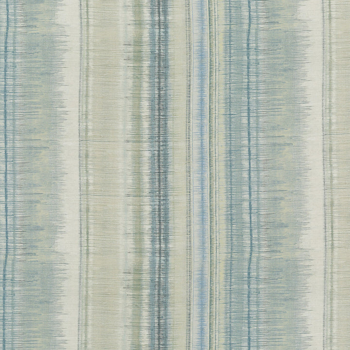 Pacific Stripe Marine by Threads Fabric MERIDIAN LINEN - 100% India Horizontal: 27.974 and Vertical: 26.004 55.948 - Fabric Carolina -