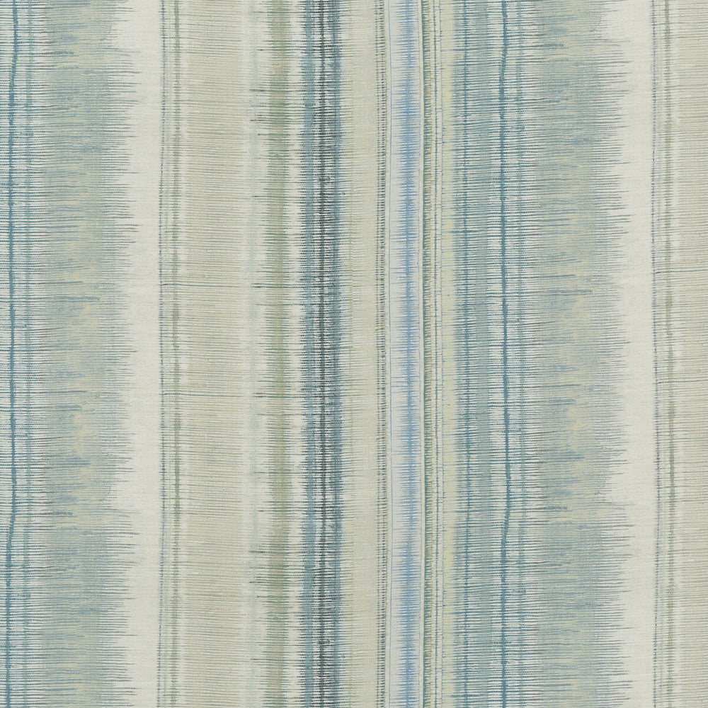 Pacific Stripe Marine by Threads Fabric MERIDIAN LINEN - 100% India - Horizontal: 27.974 and Vertical: 26.004 55.948 - Fabric Carolina -