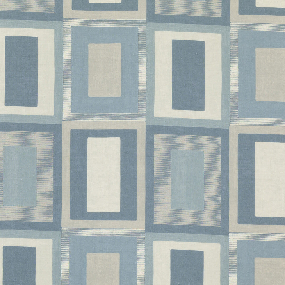 Moro Blue by Threads Fabric Threads Fabric Moro BlueFabric MORO LINEN - 100% Austria </p><p>Repeat: H: 25.61, V: 32.308 51.22 - Fabric Carolina -