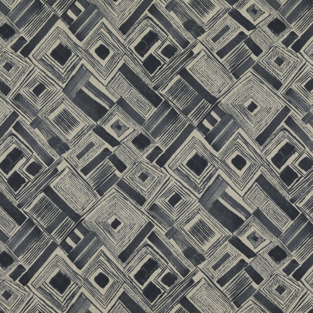 Ravine Indigo by Threads Fabric MORO LINEN - 100% Austria Horizontal: 19.306 and Vertical: 32.702 57.918 - Fabric Carolina -