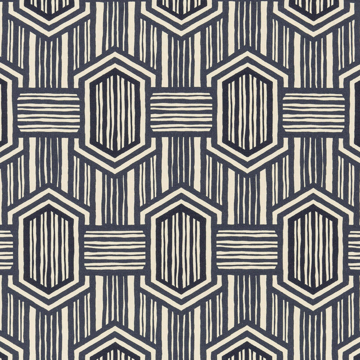 Nala Indigo by Threads Fabric Threads Fabric Nala IndigoFabric NALA PRINTS LINEN - 100% Italy </p><p>Repeat: H: 12.608, V: 26.398 50.432 - Fabric Carolina -