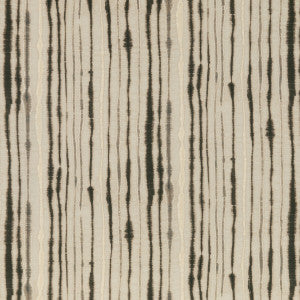 Linear Charcoal by Threads Fabric