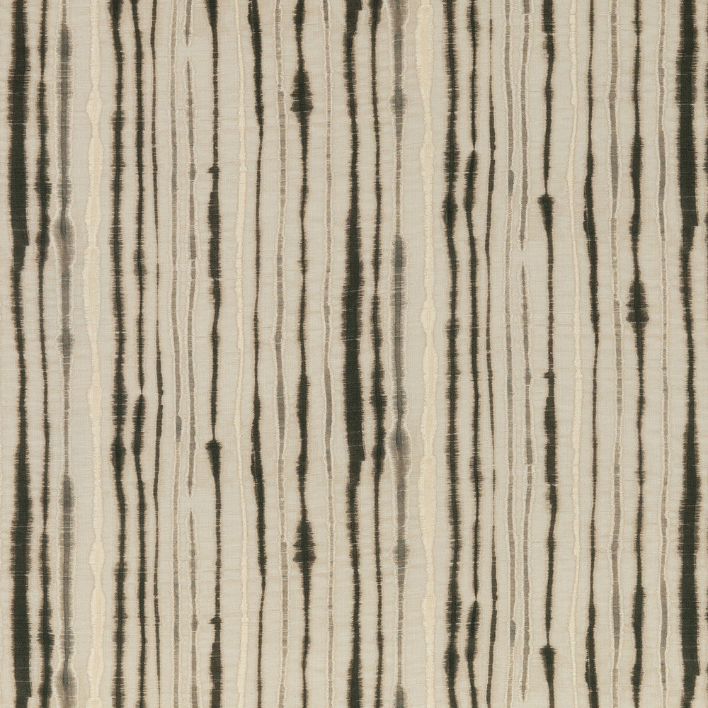 Linear Charcoal by Threads Designer Fabric NALA PRINTS LINEN - 100% Austria - Horizontal: 29.55 and Vertical: 19.7 58.706 - Swanky Fabrics -