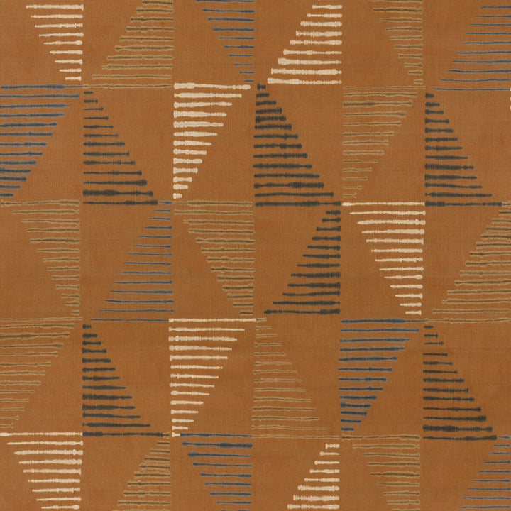 Kaya Spice by Threads Fabric NALA PRINTS LINEN - 100% Austria Horizontal: 28.762 and Vertical: 38.612 57.524 - Fabric Carolina -