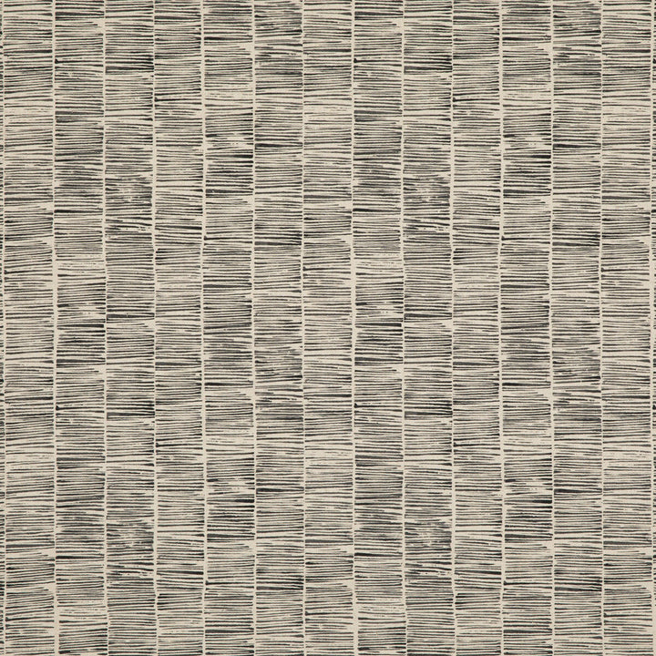 Etching Charcoal by Threads Designer Fabric NALA PRINTS COTTON - 90%;LINEN - 10% United Kingdom HEAVY Horizontal: 13.79 and Vertical: 16.154 54.372 - Swanky Fabrics -