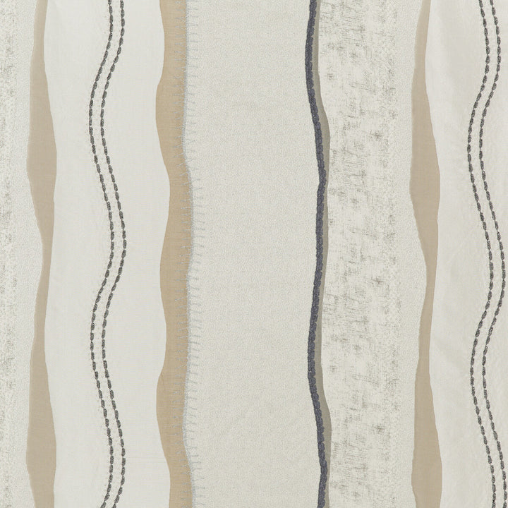 Solaris Platinum/Bronze by Threads Fabric ODYSSEY VISCOSE - 57%;SILK - 16%;ACRYLIC - 11%;LUREX - 9%;ZARI - 4%;PLASTIC - 3% India - Horizontal: 26.989 and Vertical: 17.73 53.978 - Fabric Carolina -