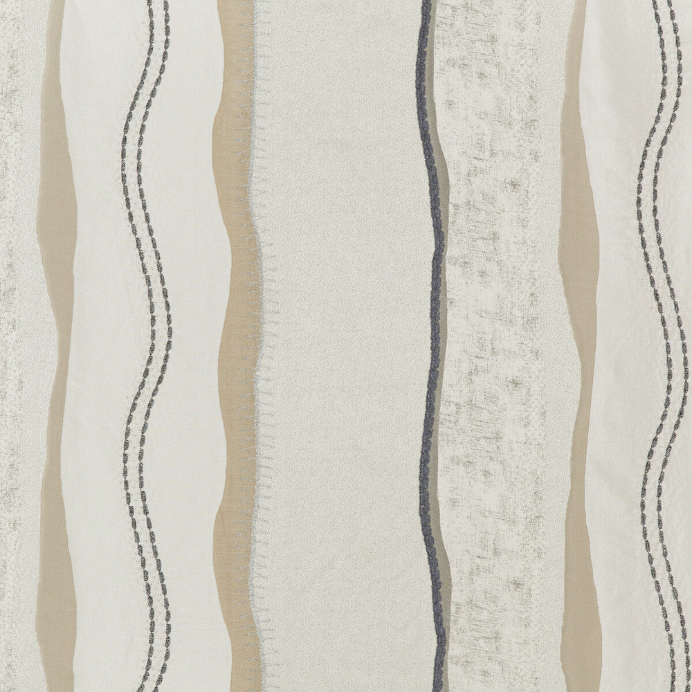 Solaris Platinum/Bronze by Threads Designer Fabric ODYSSEY VISCOSE - 57%;SILK - 16%;ACRYLIC - 11%;LUREX - 9%;ZARI - 4%;PLASTIC - 3% India Horizontal: 26.989 and Vertical: 17.73 53.978 - Swanky Fabrics -