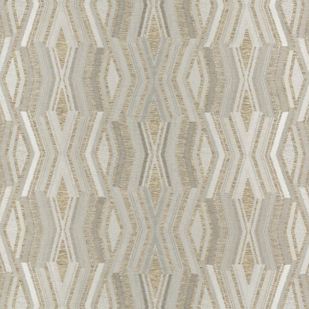 Meridian Silver by Threads Fabric Threads Fabric Meridian SilverFabric MERIDIAN POLYESTER - 66%;VISCOSE - 34% India </p><p>Repeat: H: 26.989, V: 22.458 53.978 - Fabric Carolina -