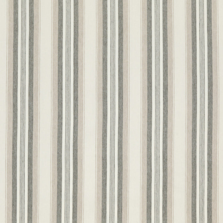 Lovisa Taupe by Threads Fabric GREAT STRIPES LINEN - 65%;COTTON - 35% India HEAVY Horizontal: 7.683 and Vertical: 53.978 - Fabric Carolina -