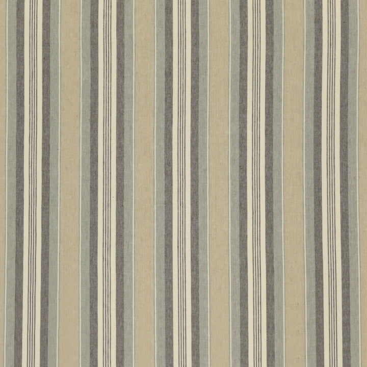 Lovisa Woodsmoke by Threads Fabric GREAT STRIPES LINEN - 65%;COTTON - 35% India HEAVY Horizontal: 7.683 and Vertical: 53.978 - Fabric Carolina -