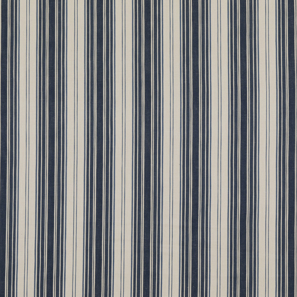 Winslow Indigo by Threads Fabric Threads Fabric Winslow IndigoFabric GREAT STRIPES COTTON - 60%;LINEN - 40% India </p><p>Repeat: H: 6.698, V: 53.584 - Fabric Carolina -
