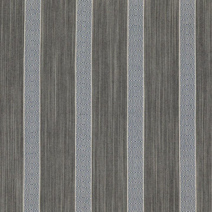 Rexford Indigo by Threads Fabric Threads Fabric Rexford IndigoFabric GREAT STRIPES COTTON - 80%;JUTE - 20% India </p><p>Repeat: H: 8.865, V: 53.19 - Fabric Carolina -