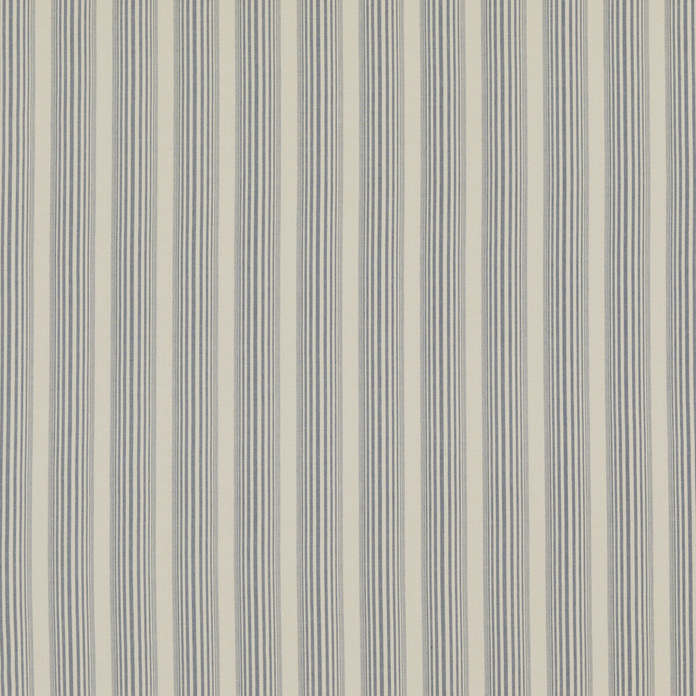 Medland Indigo by Threads Fabric GREAT STRIPES COTTON - 100% India HEAVY Horizontal: 3.546 and Vertical: 49.644 - Fabric Carolina -