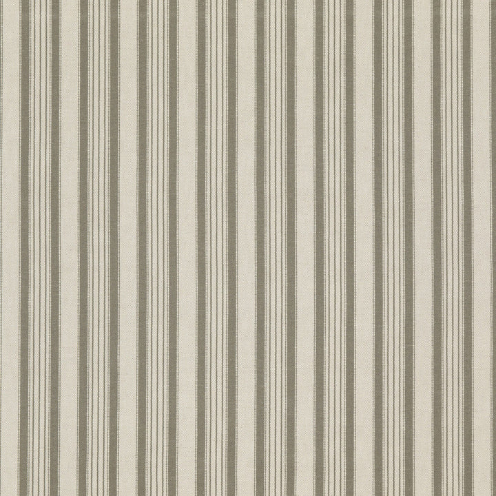 Becket Taupe by Threads Designer Fabric GREAT STRIPES LINEN - 56%;COTTON - 44% Italy HEAVY Horizontal: 4.728 and Vertical: - 52.008 - Swanky Fabrics -