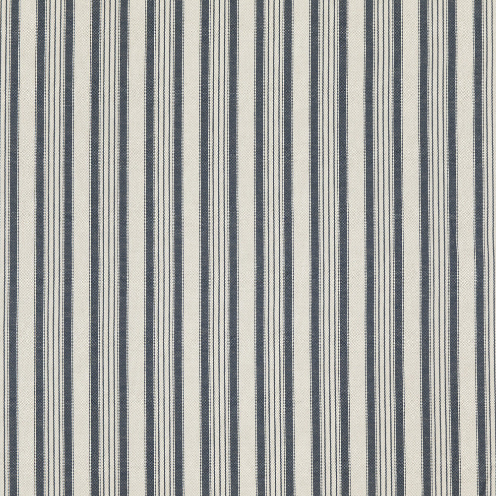 Becket Indigo by Threads Fabric GREAT STRIPES LINEN - 56%;COTTON - 44% Italy HEAVY Horizontal: 4.728 and Vertical: 52.008 - Fabric Carolina -