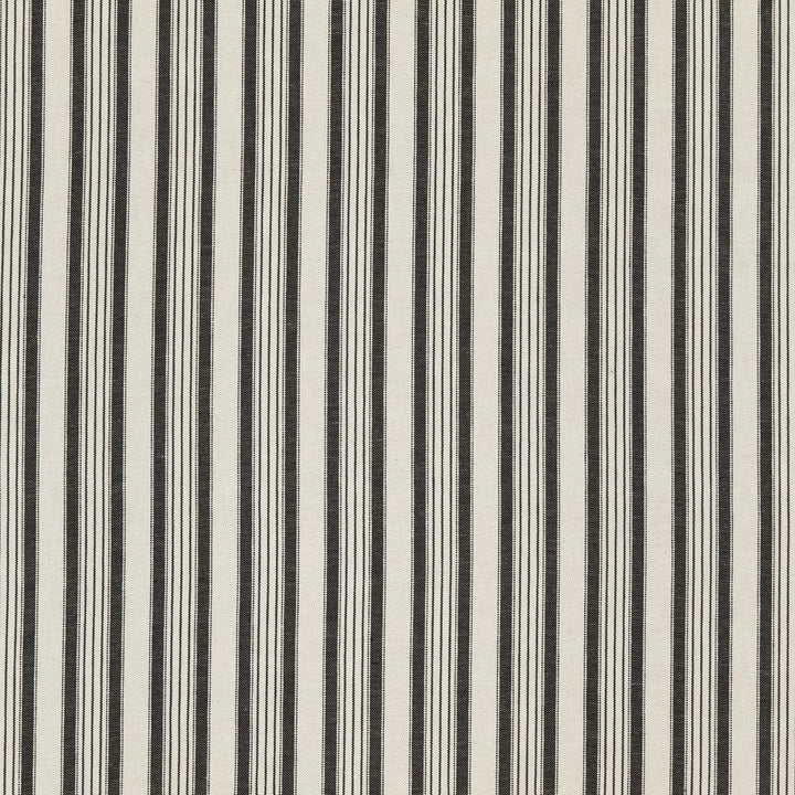 Becket Ebony by Threads Designer Fabric GREAT STRIPES LINEN - 56%;COTTON - 44% Italy HEAVY Horizontal: 4.728 and Vertical: 52.008 - Swanky Fabrics -