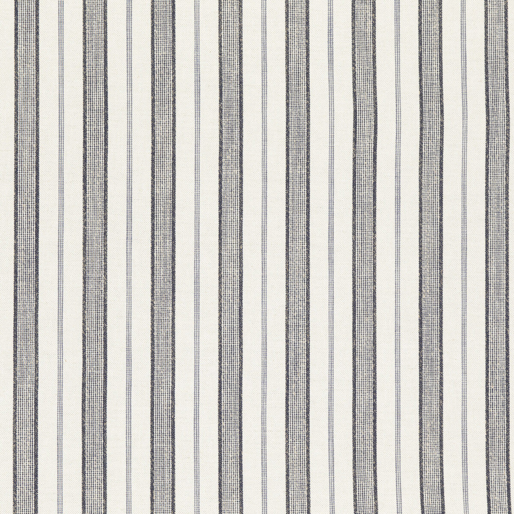 Stirling Indigo by Threads Fabric GREAT STRIPES COTTON - 53%;LINEN - 19%;JUTE - 14%;ACRYLIC - 12%;NYLON - 2% Italy HEAVY Horizontal: 4.728 and Vertical: 52.008 - Fabric Carolina -