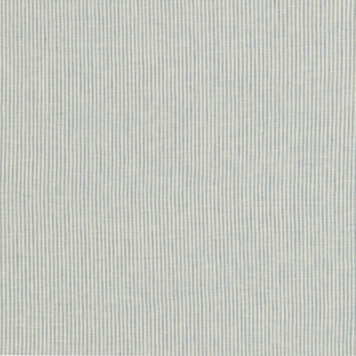 Nala Ticking Sky by Threads Designer Fabric NALA LINENS LINEN - 100% Italy Horizontal: and Vertical: 120.17 - Swanky Fabrics -