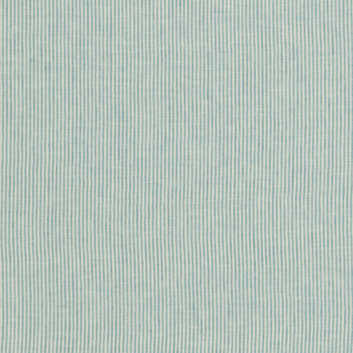 Nala Ticking Aqua by Threads Fabric Threads Fabric Nala Ticking AquaFabric NALA LINENS LINEN - 100% Italy </p><p>Repeat: H: , V: 120.17 - Fabric Carolina -