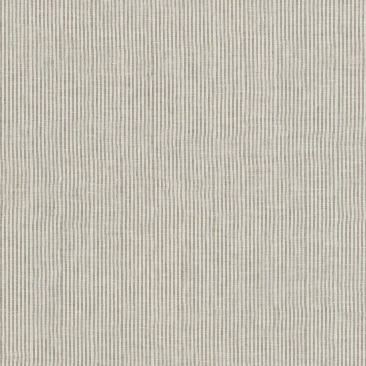 Nala Ticking Dove by Threads Fabric NALA LINENS LINEN - 100% Italy Horizontal: and Vertical: 120.17 - Fabric Carolina -