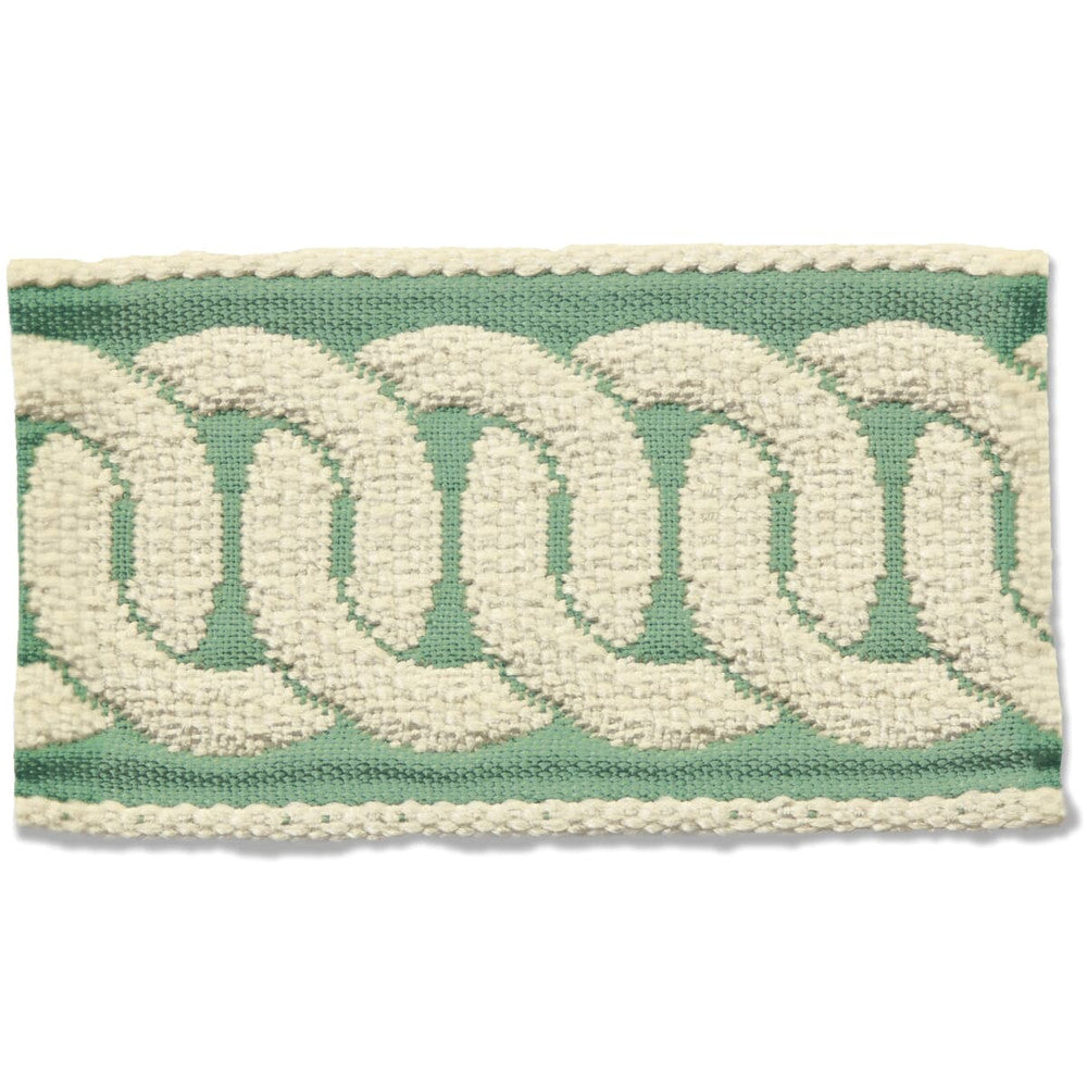 Edderton 1 Seaspray by Stout Trim NEW WORLD TAPES & BORDERS 100%SVI FRANCE </p><p>Repeat: 0 2 in - Fabric Carolina -