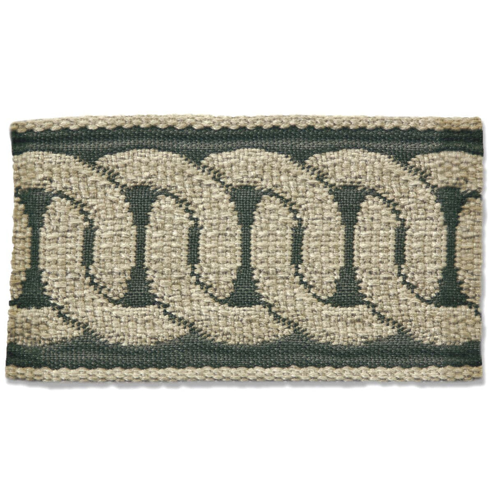 Edderton 4 Smoke by Stout Trim Stout Trim Edderton 4 SmokeTrim NEW WORLD TAPES & BORDERS 100%SVI FRANCE </p><p>Repeat: H: 1.500, V: 0.000 2 in - Fabric Carolina -