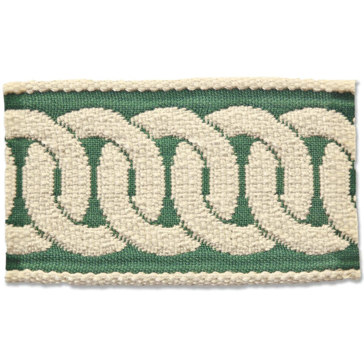 Edderton 6 Lagoon by Stout Trim Stout Trim Edderton 6 LagoonTrim NEW WORLD TAPES & BORDERS 100%SVI FRANCE </p><p>Repeat: H: 1.500, V: 0.000 2 in - Fabric Carolina -