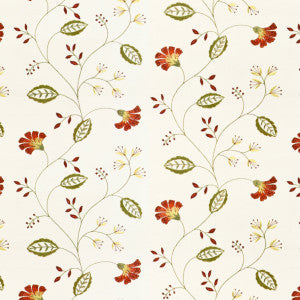 Edison 2 Paprika by Stout Fabric