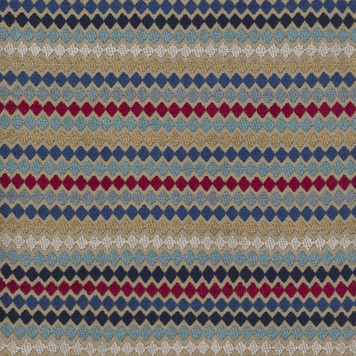 El Badi # 306 Americana by Maxwell Fabric STUDIO-MARRAKESH 63% POLYESTER 24% VISCOSE
13% COTTON INDIA </p><p>Repeat: Horizontal: H-0.3 and Vertical: V-10 55" - Fabric Carolina -