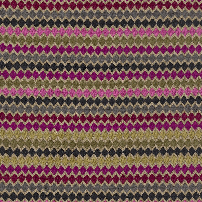 El Badi # 401 Carousel by Maxwell Fabric STUDIO-MARRAKESH 63% POLYESTER 24% VISCOSE
13% COTTON INDIA </p><p>Repeat: Horizontal: H-0.3 and Vertical: V-10 55" - Fabric Carolina -