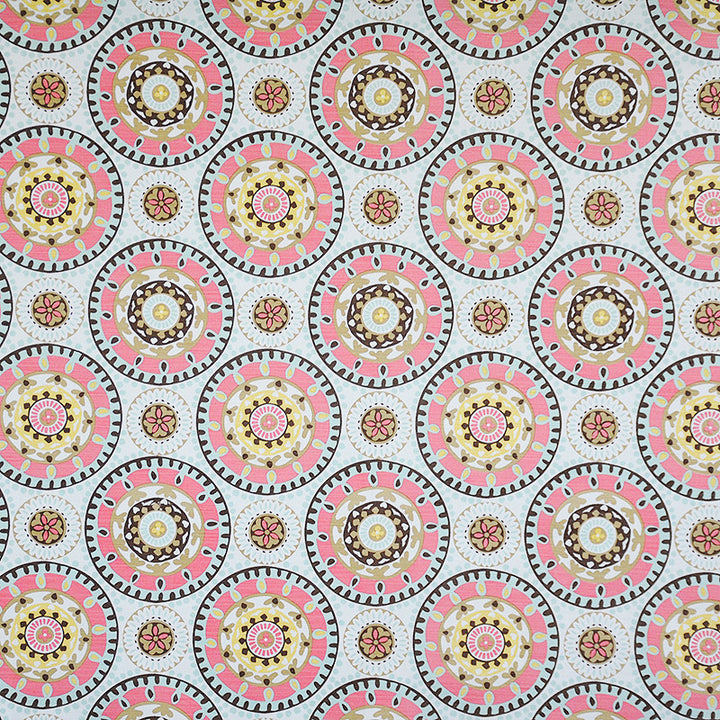 Exodus # 211 Dubarry by Maxwell Fabric COLOR WAVES-GEMSTONES 100% COTTON INDIA </p><p>Repeat: Horizontal: and Vertical: V&H-9 54" - Fabric Carolina -