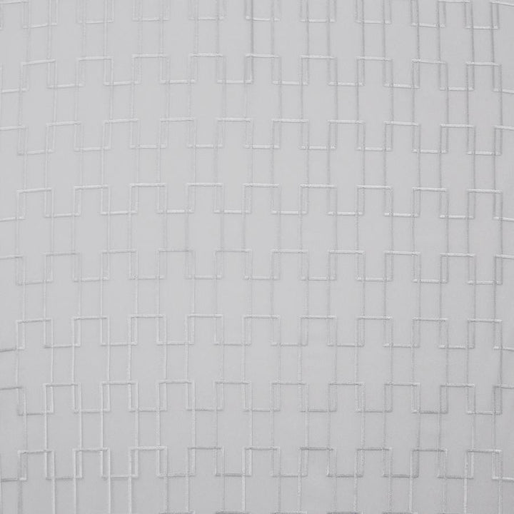 Edie # 1004 Palladium by Maxwell Fabric Sheer Style 100% POLYESTER TURKEY V-7"H-3.2" 118" EMB.WIDTH 105" - Fabric Carolina -