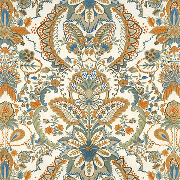 Lalita Crewel Antique by Old World Weavers Fabric Old World Weavers Fabric Lalita Crewel AntiqueFabric 100% COTTON INDIA </p><p>Repeat: H: 45", V: 50" 54" - Fabric Carolina -