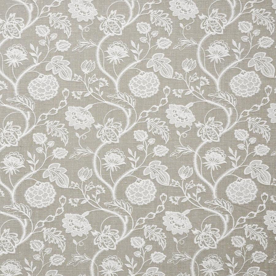 Elizabeth # 244 Stone by Maxwell Fabric Color Theory-Vol.Vi Alabaster 70% POLYESTER/30% COTTON INDIA V-9.5"H-8.5" 54" - Fabric Carolina -