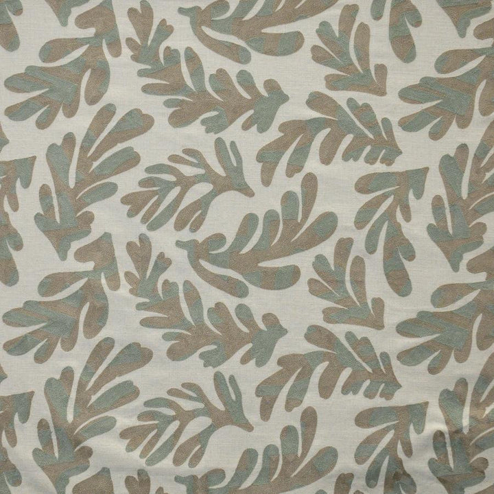 Elkhorn # 324 Celadon by Maxwell Fabric Color Theory-Vol.Vii Jungle Room BASE: 36% COTTON
30% PES
17% VISCOSE
17% LINEN EMB: SPUN POLYESTER INDIA V-15.2" H-25.4" 56" - Fabric Carolina -