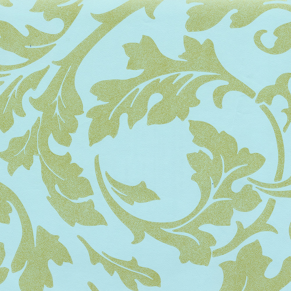 Rory Seafoam Trail Wallpaper by Lucky Day Super Value Program Covers about 56.4 square feet 20.5-in by 33-ft long roll Unpasted 21 - Fabric Carolina -