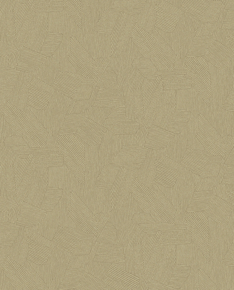 Clio Brown Lined Geometric Wallpaper by Eijffinger Twist Covers about 56.4 square feet 20.5-in by 33-ft long roll Unpasted 12.6 - Fabric Carolina -
