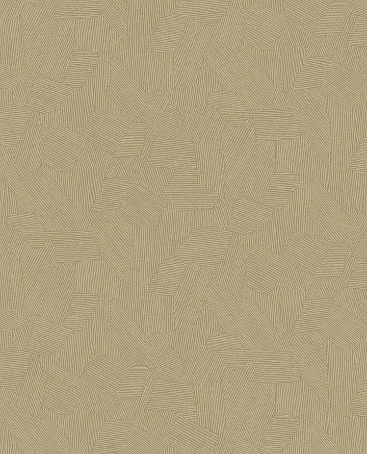 Clio Brown Lined Geometric Wallpaper by Eijffinger Twist Covers about 56.4 square feet 20.5-in by 33-ft long roll Unpasted 12.6 - Fabric Carolina -