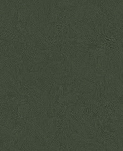 Clio Dark Green Lined Geometric Wallpaper by Eijffinger