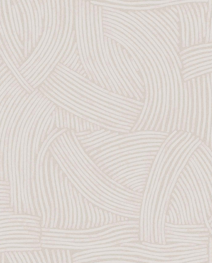 Freesia Taupe Abstract Woven Wallpaper by Eijffinger Twist Covers about 56.4 square feet 20.5-in by 33-ft long roll Unpasted 25.2 - Fabric Carolina -