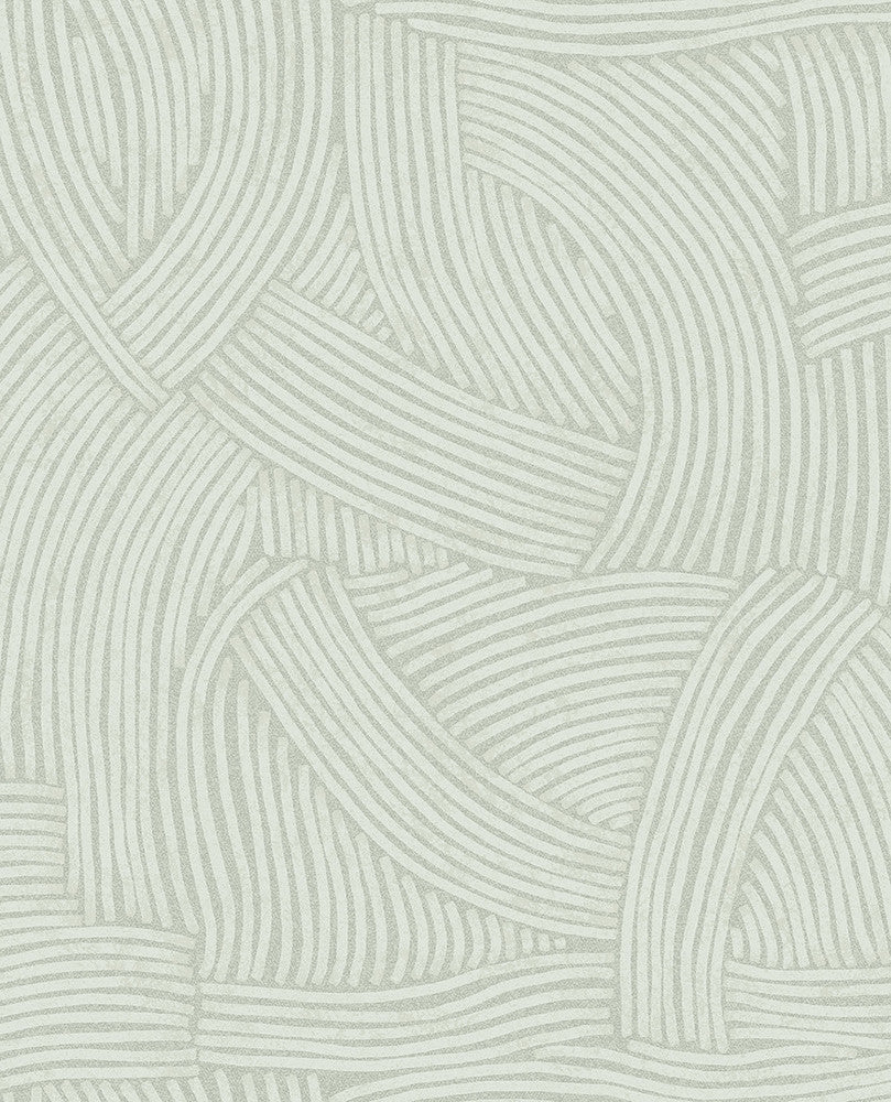 Freesia Light Grey Abstract Woven Wallpaper by Eijffinger Twist Covers about 56.4 square feet 20.5-in by 33-ft long roll Unpasted 25.2 - Fabric Carolina -