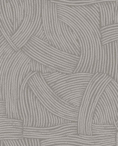 Freesia Charcoal Abstract Woven Wallpaper by Eijffinger