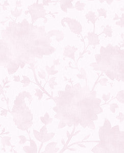 Avens Light Pink Floral Wallpaper by Eijffinger