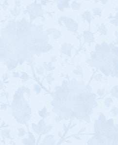 Avens Light Blue Floral Wallpaper by Eijffinger