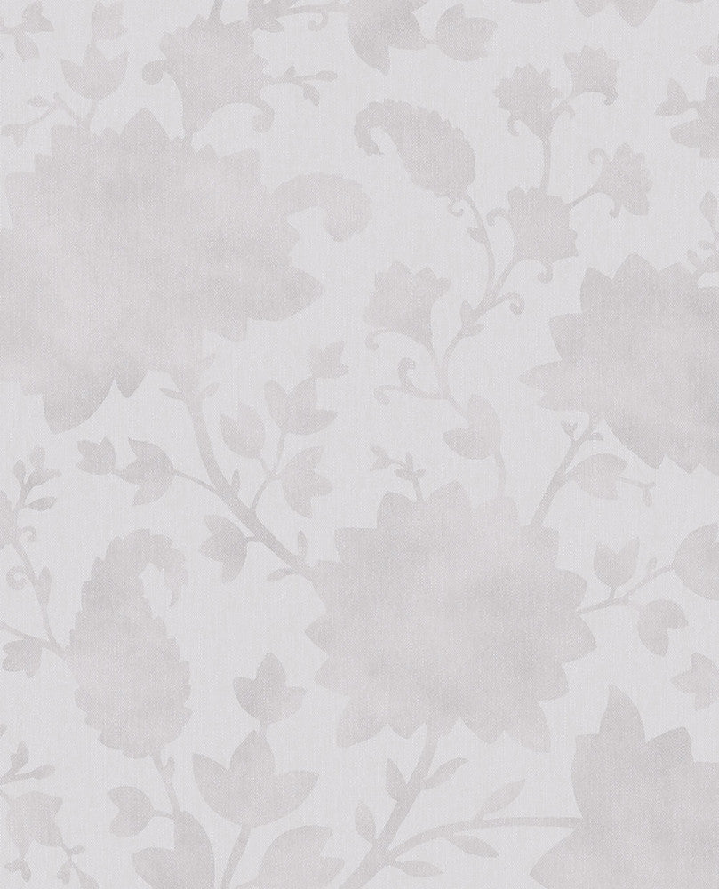 Avens Taupe Floral Wallpaper by Eijffinger Eijffinger Web Only Covers about 56.4 square feet 20.5-in by 33-ft long roll Unpasted 20.9 - Fabric Carolina -