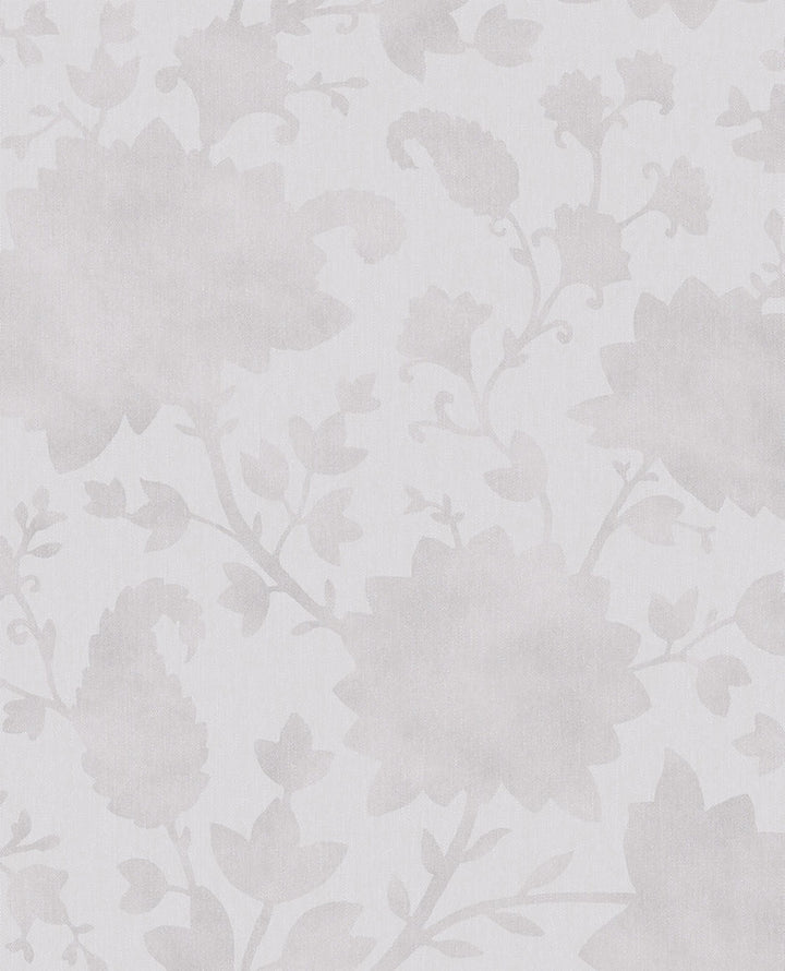 Avens Taupe Floral Wallpaper by Eijffinger Eijffinger Web Only Covers about 56.4 square feet 20.5-in by 33-ft long roll Unpasted 20.9 - Fabric Carolina -
