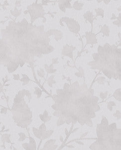 Avens Taupe Floral Wallpaper by Eijffinger