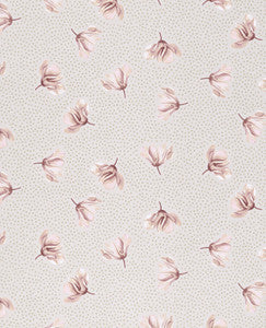 Mullein Blush Floral Wallpaper by Eijffinger