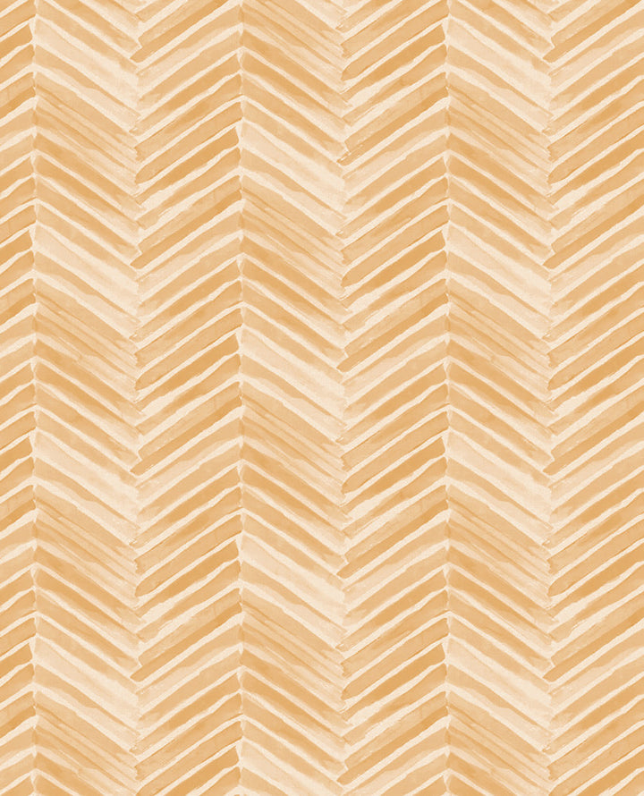 Tilde Wheat Chevron Wallpaper by Eijffinger Eijffinger Web Only Covers about 56.4 square feet 20.5-in by 33-ft long roll Unpasted 5.2 - Fabric Carolina -