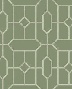 Johan Green Trellis Wallpaper by Eijffinger